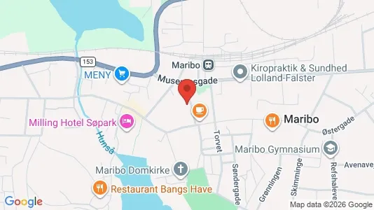 Kontorlokaler til leje i Maribo - kort over placeringen