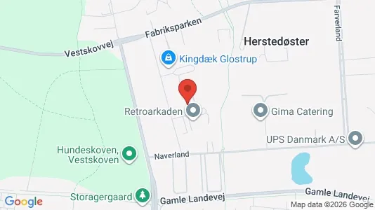 Kontorlokaler til leje i Glostrup - kort over placeringen