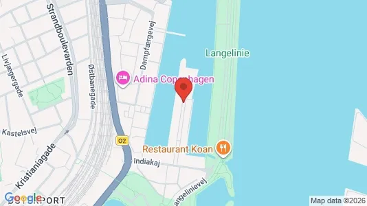 Kontorlokaler til leje i Østerbro - kort over placeringen