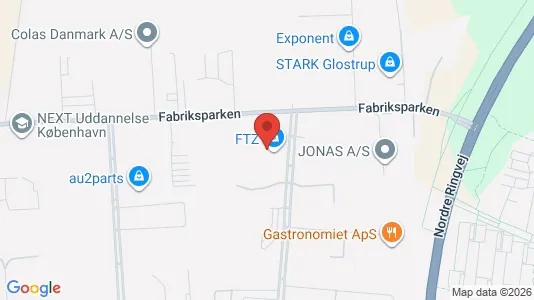 Kontorlokaler til leje i Glostrup - kort over placeringen