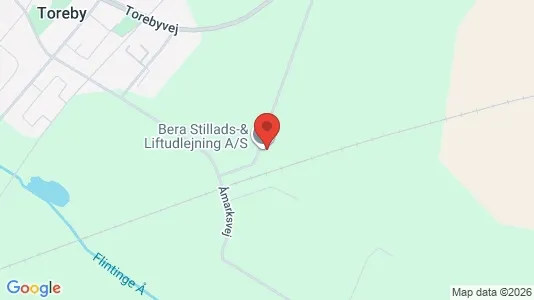 Lagerlokaler til salg i Toreby L - kort over placeringen