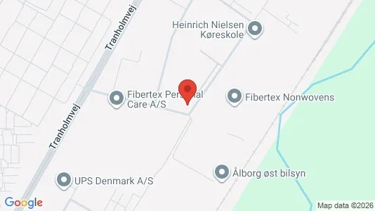 Kontorlokaler til leje i Aalborg Øst - kort over placeringen