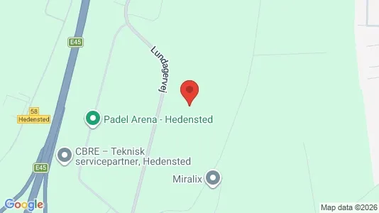 Lagerlokaler til leje i Hedensted - kort over placeringen