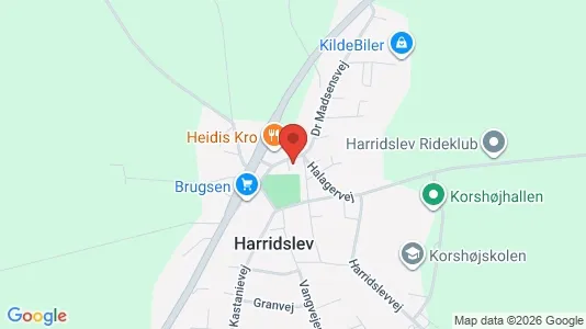 Boligudlejningsejendomme til salg i Randers NØ - kort over placeringen