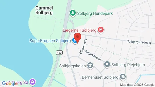 Kontorlokaler til leje i Solbjerg - kort over placeringen