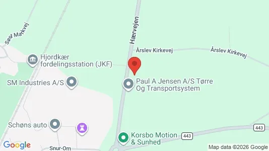 Boligudlejningsejendomme til salg i Rødekro - kort over placeringen