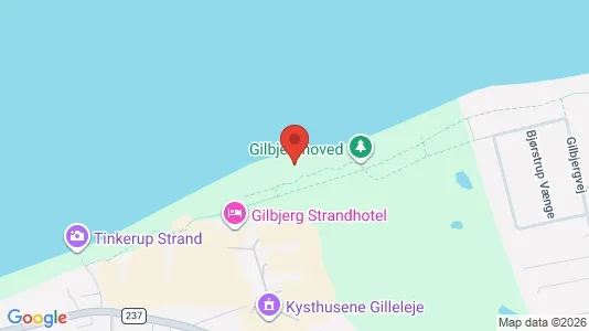 Kontorlokaler til leje i Gilleleje - kort over placeringen