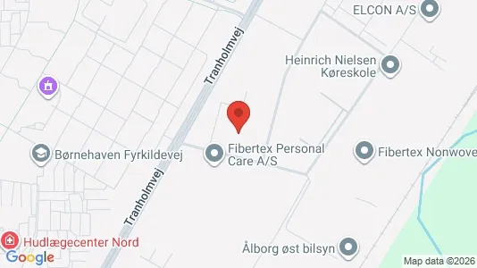 Lagerlokaler til leje i Aalborg Øst - kort over placeringen