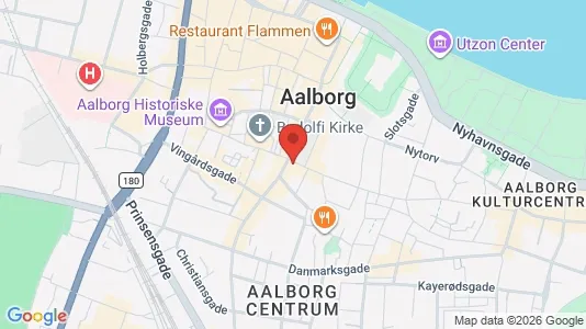 Kontorlokaler til salg i Aalborg Centrum - kort over placeringen