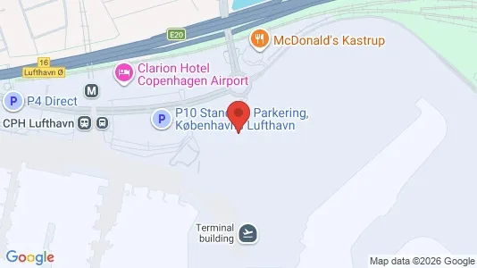 Kontorlokaler til leje i Kastrup - kort over placeringen
