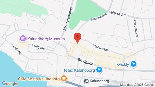 Boligudlejningsejendomme til salg i Kalundborg - kort over placeringen