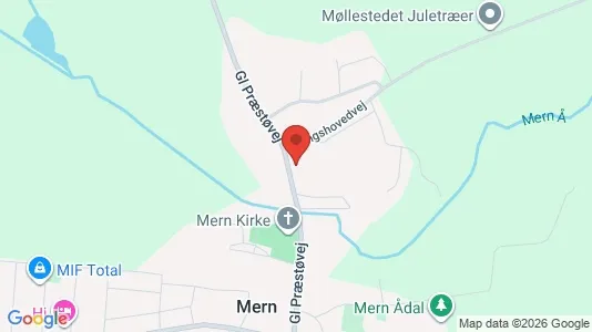Kontorlokaler til salg i Mern - kort over placeringen