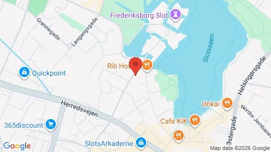 Boligudlejningsejendomme til salg i Hillerød - kort over placeringen