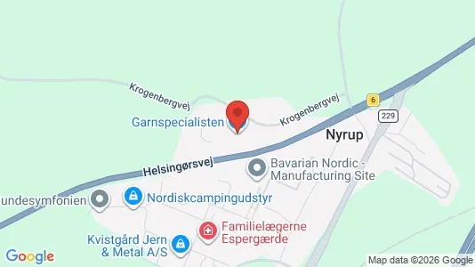 Lagerlokaler til salg i Kvistgård - kort over placeringen