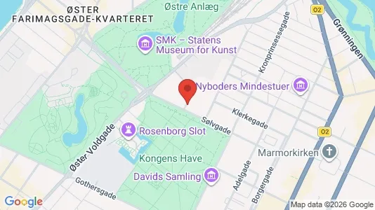 Kontorlokaler til leje i København K - kort over placeringen