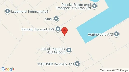 Kontorlokaler til leje i Aalborg Øst - kort over placeringen