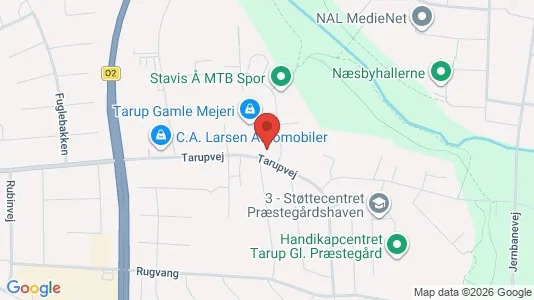 Lagerlokaler til leje i Odense NV - kort over placeringen