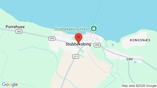 Hoteller til salg i Stubbekøbing - kort over placeringen
