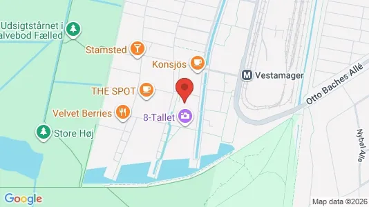 Kontorlokaler til leje i København S - kort over placeringen