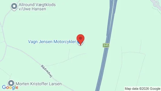 Erhvervslejemål til salg i Horsens - kort over placeringen