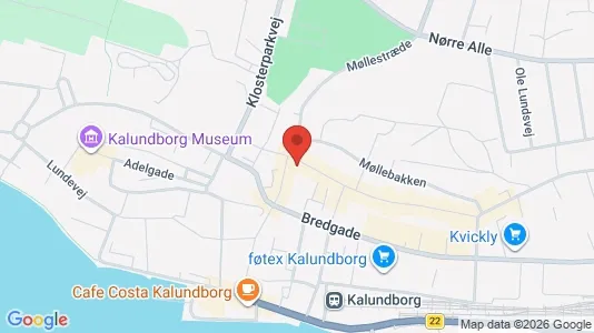 Erhvervslejemål til salg i Kalundborg - kort over placeringen