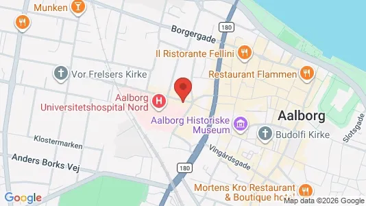 Erhvervslejemål til salg i Aalborg Centrum - kort over placeringen