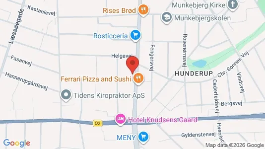 Boligudlejningsejendomme til salg i Odense M - kort over placeringen