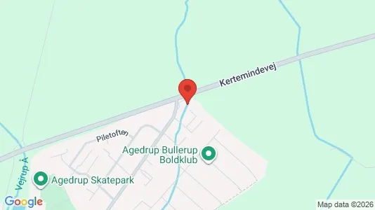 Boligudlejningsejendomme til salg i Agedrup - kort over placeringen