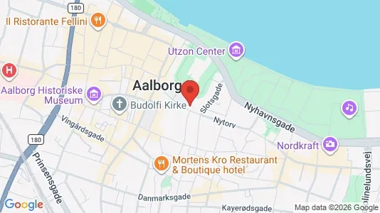 Kontorlokaler til leje i Aalborg Centrum - kort over placeringen
