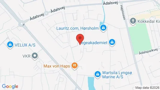 Kontorlokaler til salg i Hørsholm - kort over placeringen