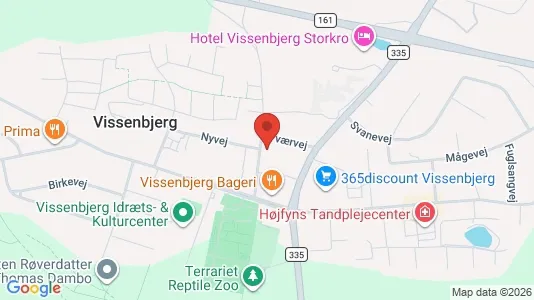 Boligudlejningsejendomme til salg i Vissenbjerg - kort over placeringen