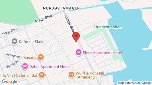Kontorlokaler til leje i København S - kort over placeringen