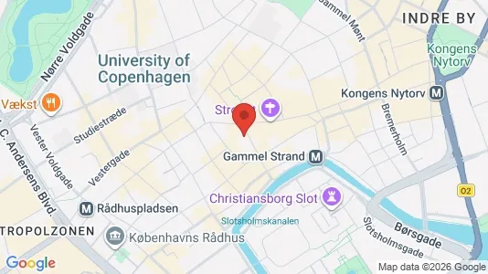 Kontorlokaler til leje i København K - kort over placeringen
