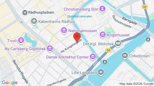 Kontorlokaler til leje i København K - kort over placeringen