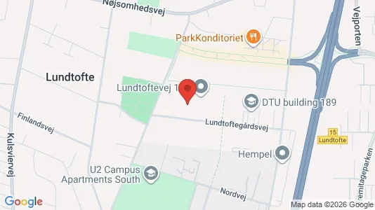 Kontorlokaler til leje i Kongens Lyngby - kort over placeringen