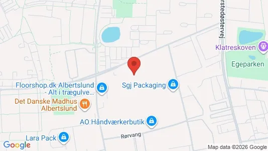 Kontorlokaler til leje i Albertslund - kort over placeringen