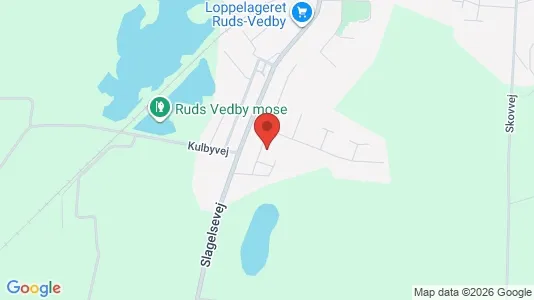 Erhvervslejemål til salg i Ruds Vedby - kort over placeringen