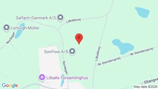 Lagerlokaler til salg i Kolding - kort over placeringen