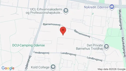 Kontorlokaler til salg i Odense S - kort over placeringen