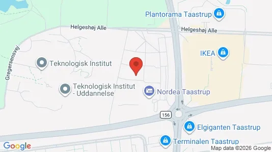 Kontorlokaler til leje i Taastrup - kort over placeringen