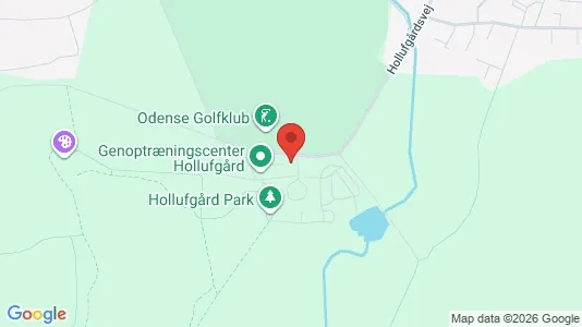 Kontorlokaler til leje i Odense SØ - kort over placeringen