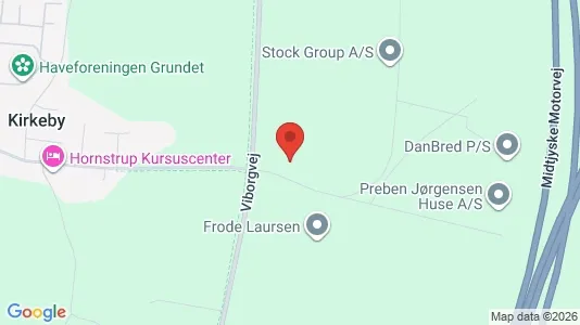 Lagerlokaler til leje i Vejle Centrum - kort over placeringen