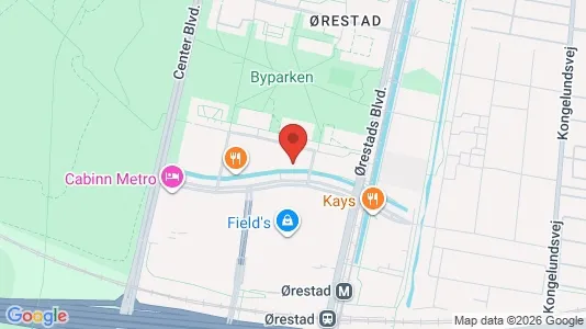 Kontorlokaler til leje i København S - kort over placeringen