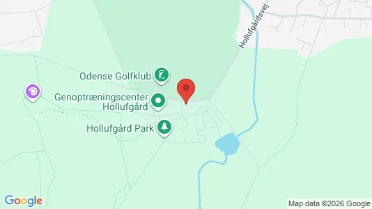 Kontorlokaler til leje i Odense SØ - kort over placeringen