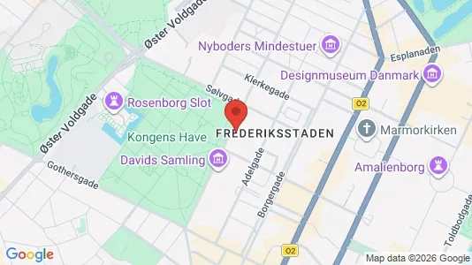 Kontorlokaler til leje i København K - kort over placeringen