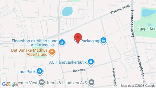 Kontorlokaler til leje i Albertslund - kort over placeringen