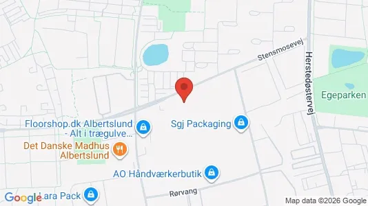 Kontorlokaler til leje i Albertslund - kort over placeringen