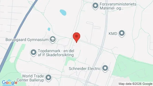 Kontorlokaler til leje i Ballerup - kort over placeringen