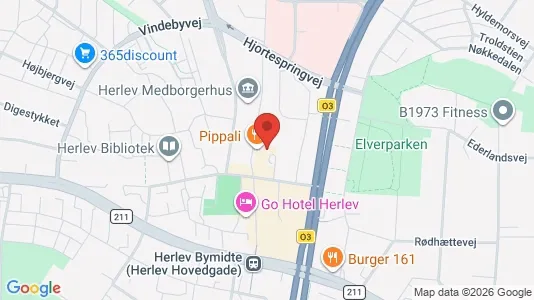 Kontorlokaler til leje i Herlev - kort over placeringen