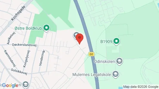 Erhvervsgrunde til salg i Odense C - kort over placeringen